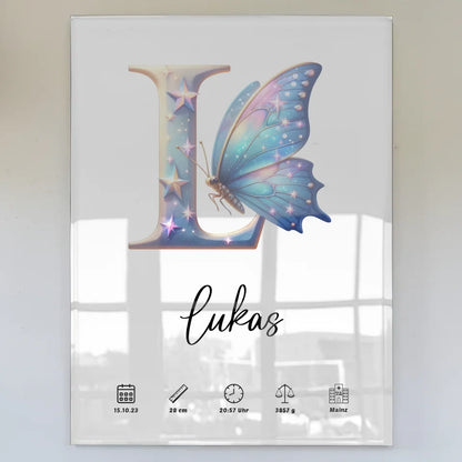 Personalisiertes Acrylglas Bild Buchstaben Acrylglas Bild Buchstabe L