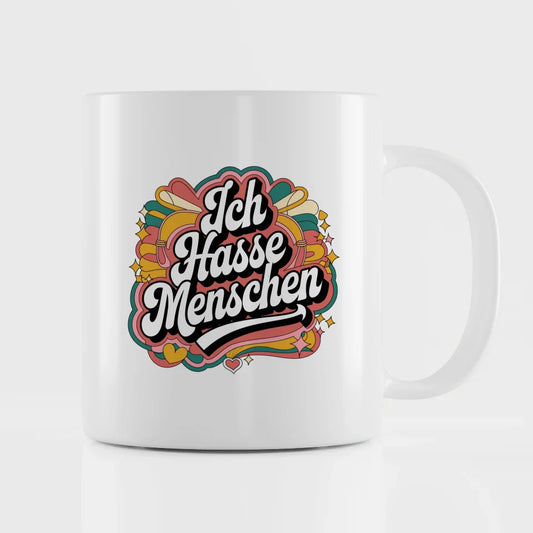 Lustige Sprüche Tasse mit Retro Design für Humorvolle Geschenke