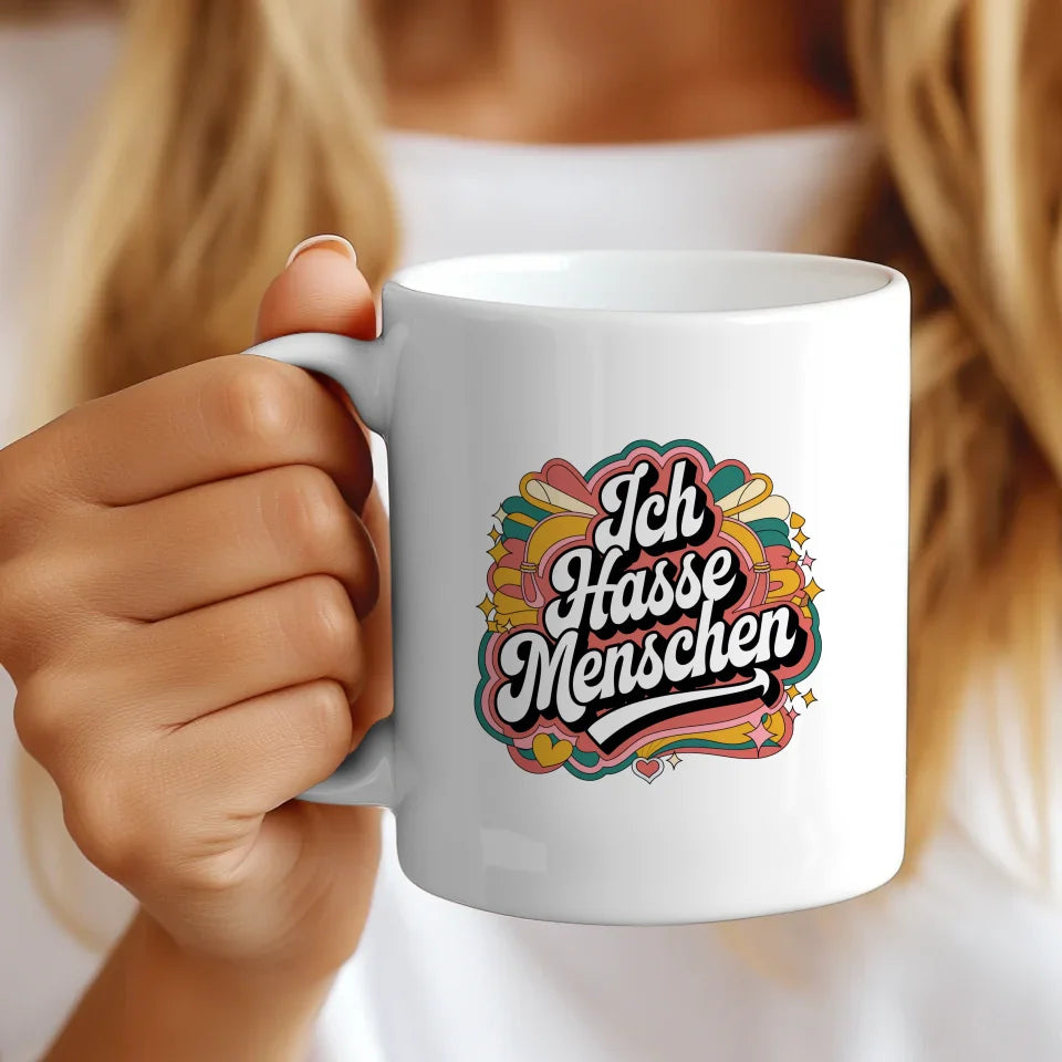 Lustige Sprüche Tasse mit Retro Design für Humorvolle Geschenke