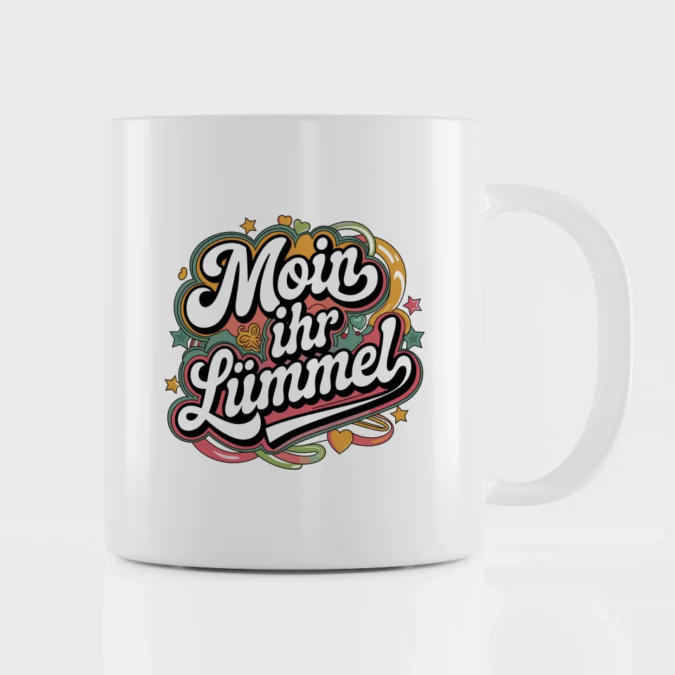 Moin Ihr Lümmel Tasse Lustige Sprüche für fröhliche Momente