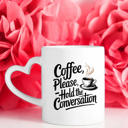 Kaffeetasse Spruchbilder Kaffee bitte führen Sie das Gespräch