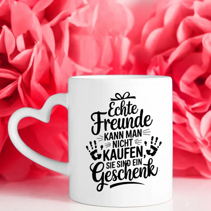 Tasse für Beste Freundin Echte Freunde sind ein Geschenk kreative Idee