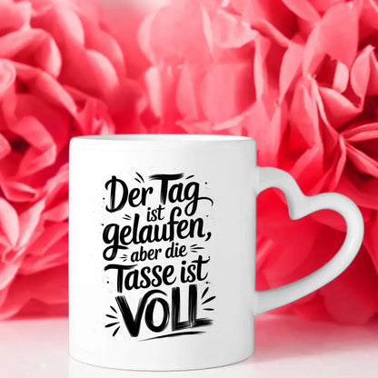 Lustige Sprüche Tasse mit handgezeichneter Illustration
