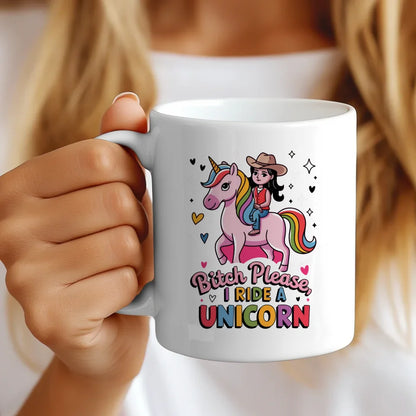 Tasse mit Einhorn Mädchen Design für Tierliebhaber