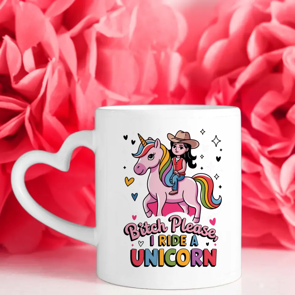 Tasse mit Einhorn Mädchen Design für Tierliebhaber