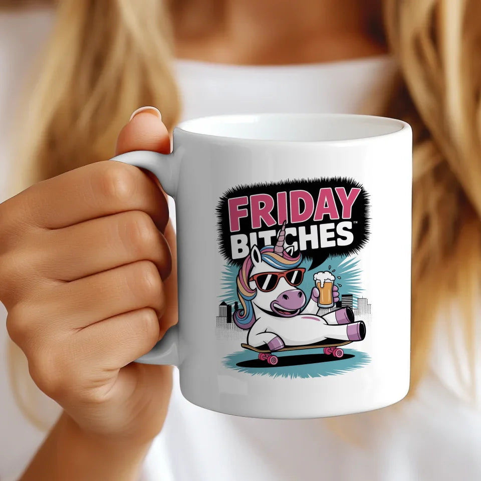 Skurrile Einhorn Tasse mit coolem Design für Tierliebhaber humorvoll