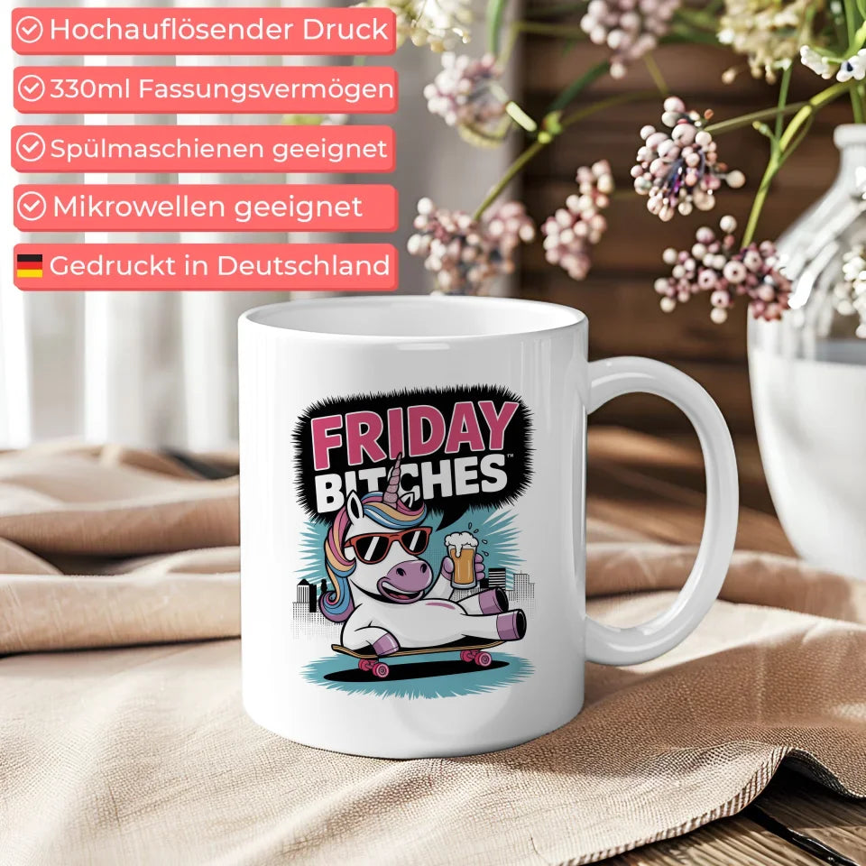 Skurrile Einhorn Tasse mit coolem Design für Tierliebhaber humorvoll