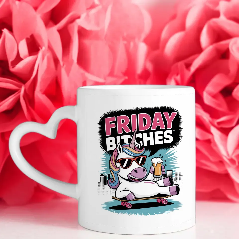 Skurrile Einhorn Tasse mit coolem Design für Tierliebhaber humorvoll