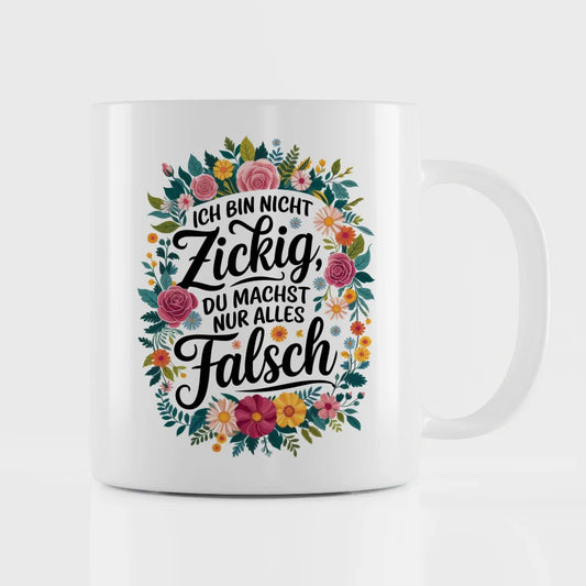 Lustige Tasse mit Kaffee Spruch