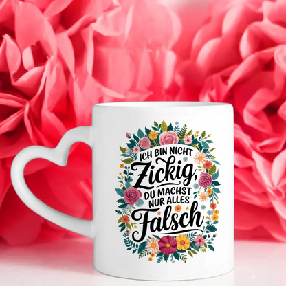 Lustige Tasse mit Kaffee Spruch