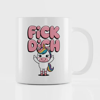 Lustige Tasse mit Einhorn und Ballettschuhen für Tierliebhaber