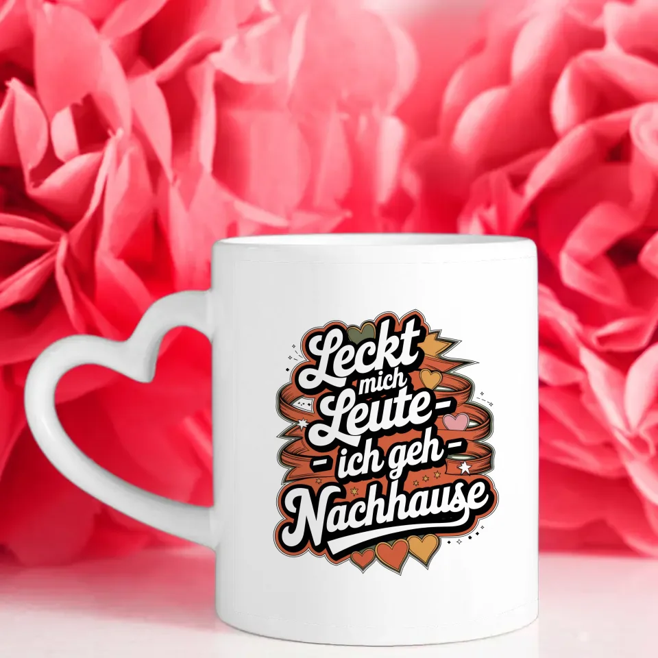Lustige Tasse mit Spruch im Vintage-Stil für echte Humoristen