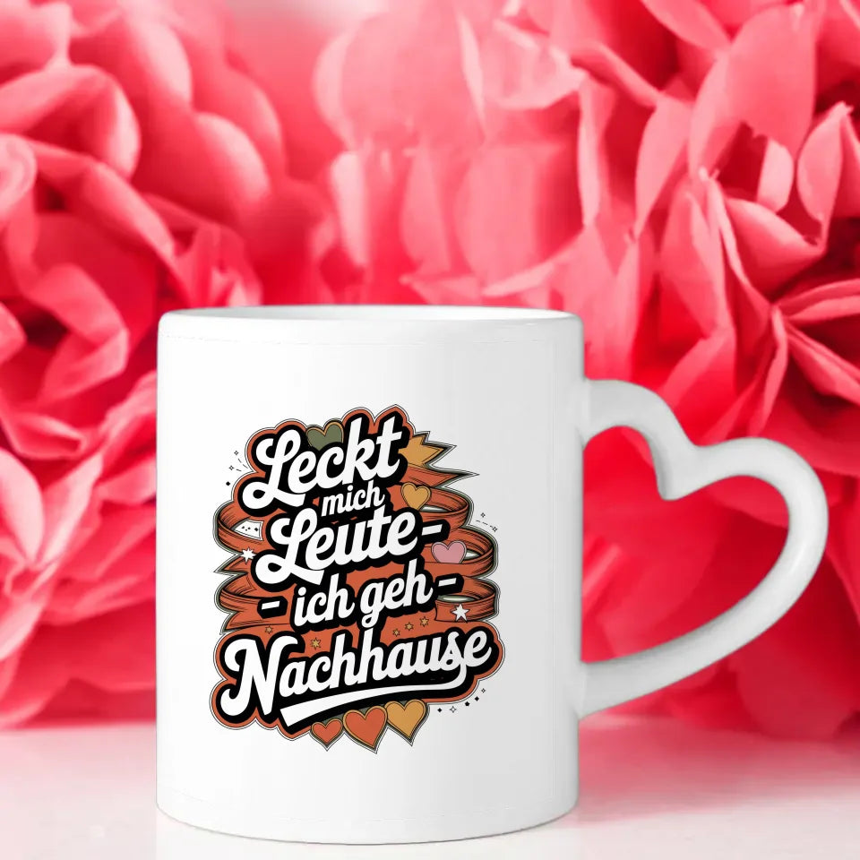 Lustige Tasse mit Spruch im Vintage-Stil für echte Humoristen