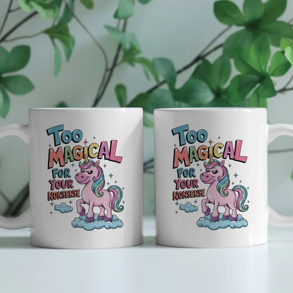 Tasse mit Einhorn Design quirky Humor für Tierliebhaber Geschenke