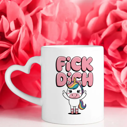 Lustige Tasse mit Einhorn und Ballettschuhen für Tierliebhaber