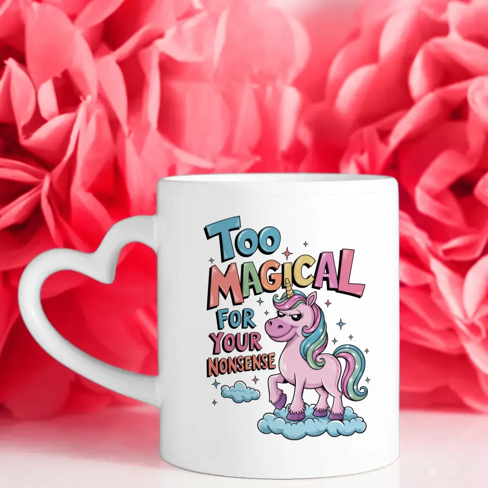 Tasse mit Einhorn Design quirky Humor für Tierliebhaber Geschenke