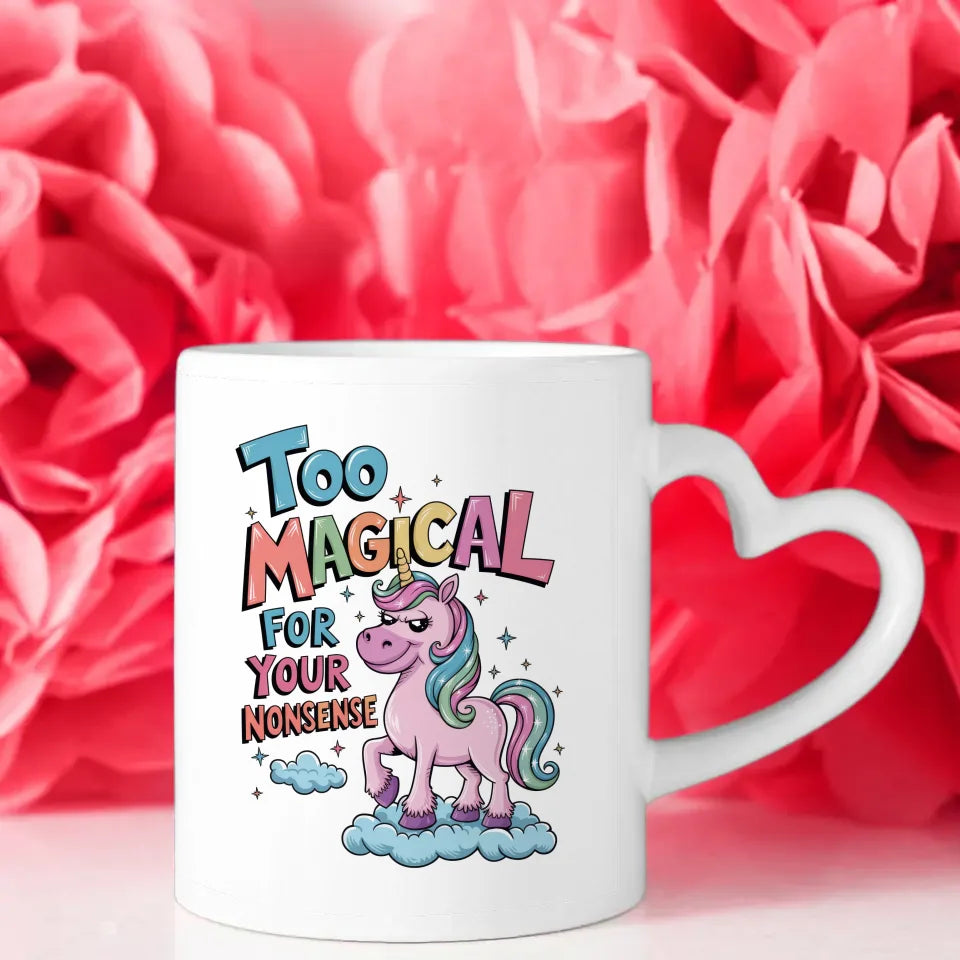 Tasse mit Einhorn Design quirky Humor für Tierliebhaber Geschenke