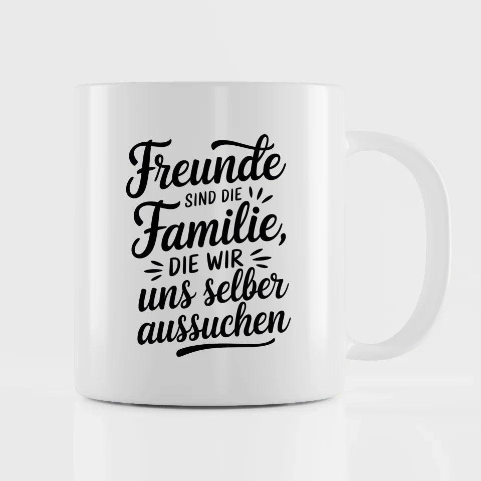 Tasse für beste Freundin mit inspirierendem Freundschaftsdesign