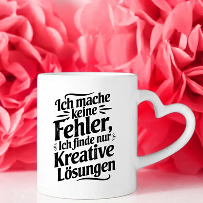 Lustige Sprüche Tasse mit kreativen Lösungen im Vintage-Stil