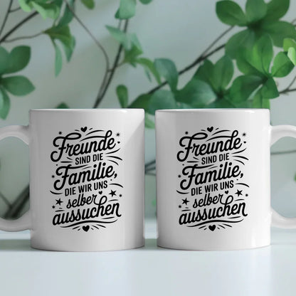 Tasse Beste Freundin mit handgefertigtem Spruch und Dekor