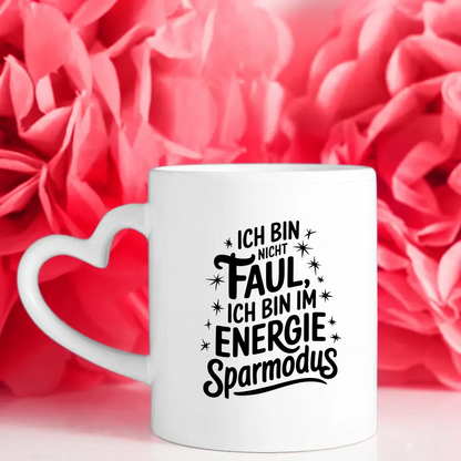 Lustige Sprüche Tasse Energie Sparmodus Vintage Design