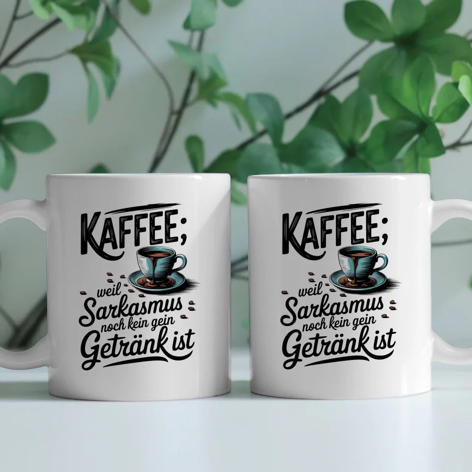 Lustige Tasse Kaffee Sarkasmus für Kaffeeliebhaber rustikales Design