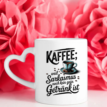 Lustige Tasse Kaffee Sarkasmus für Kaffeeliebhaber rustikales Design