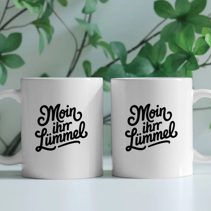 Lustige Sprüche Tasse Moin ihr Lümmel Vintage Flair Geschenk