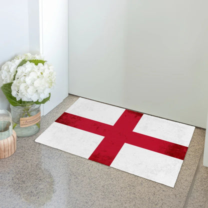 Personalisierte Fußmatte mit Länderflagge und Wunschtext England Design