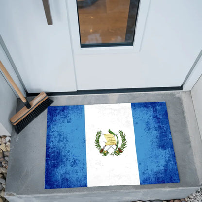 Personalisierte Fußmatte mit Länderflagge und Wunschtext Guatemala