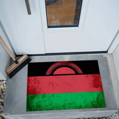 Personalisierte Fußmatte Malawi mit Länderflagge und Wunschtext gestalten 2