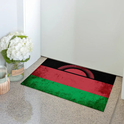 Personalisierte Fußmatte Malawi mit Länderflagge und Wunschtext gestalten 3