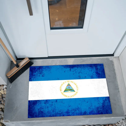 Personalisierte Fußmatte Nicaragua mit Länderflagge und Wunschtext