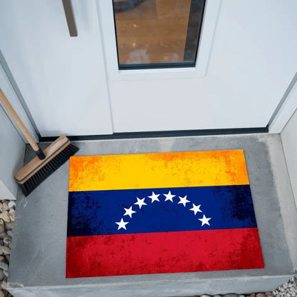 Personalisierte Fußmatte Venezuela mit Länderflagge und Wunschtext