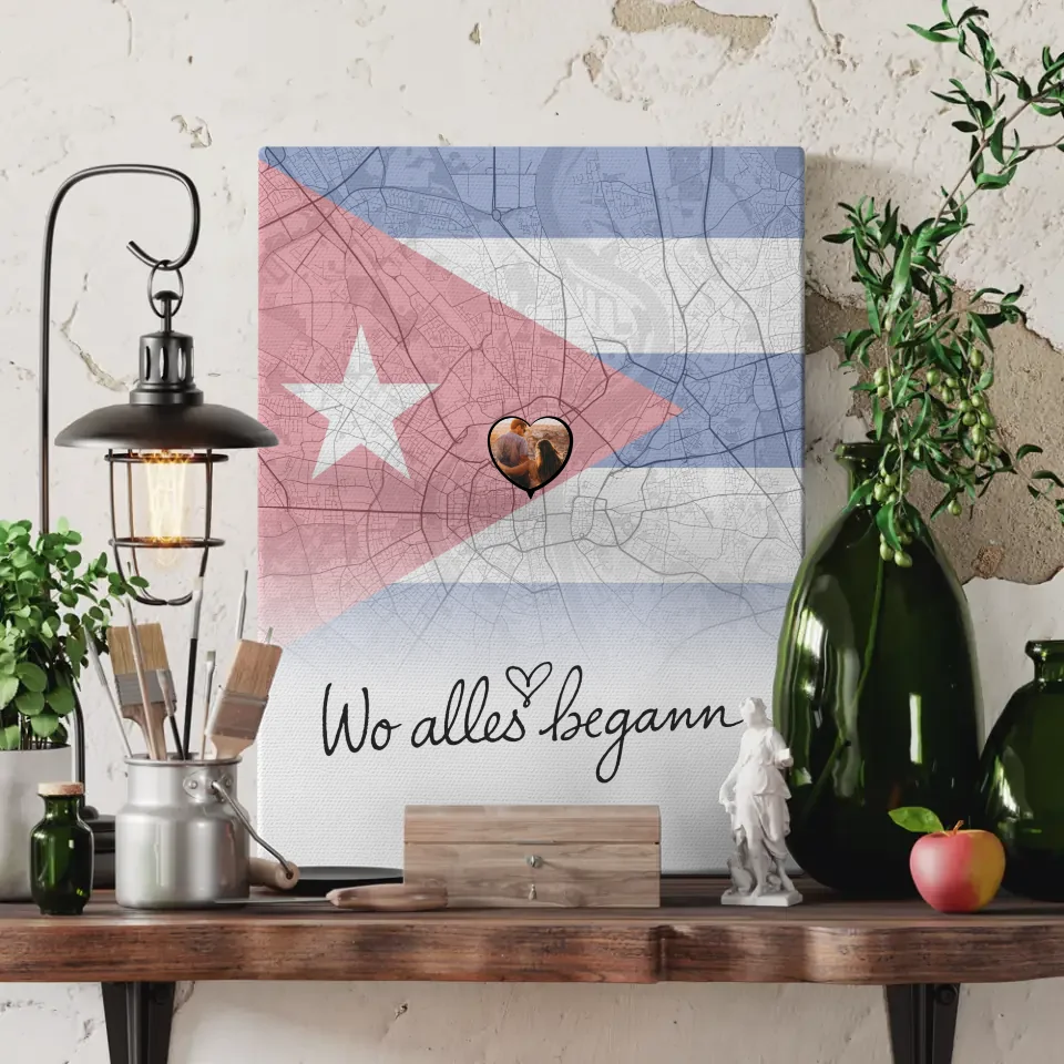 Personalisierte Leinwand Paare Cuba Kuba Wo Alles Begann Foto 3