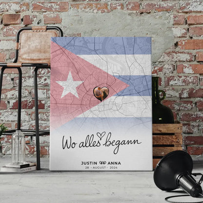 Personalisierte Leinwand Paare Cuba Kuba Wo Alles Begann Foto 4