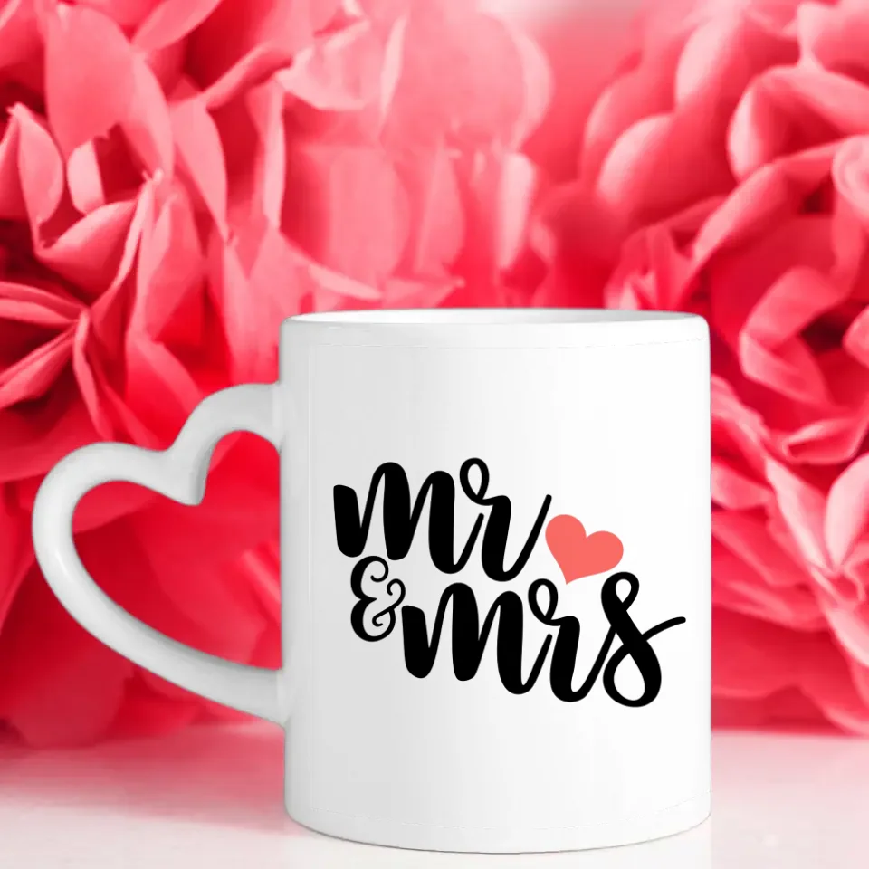 Personalisierte Tasse Mr & Mrs Stadtkarte für Paare