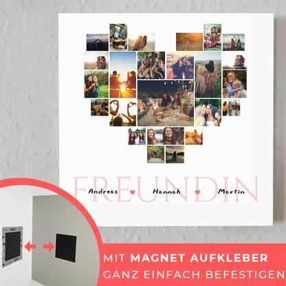 Fotoboard für Beste Freundin Zum Geburtstag 24 Fotos & Namen