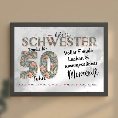 Schwester Geschenk für 20 Geburtstag