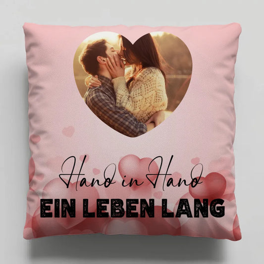 Foto Kissen Paare für Valentinstag für Herz Foto 1