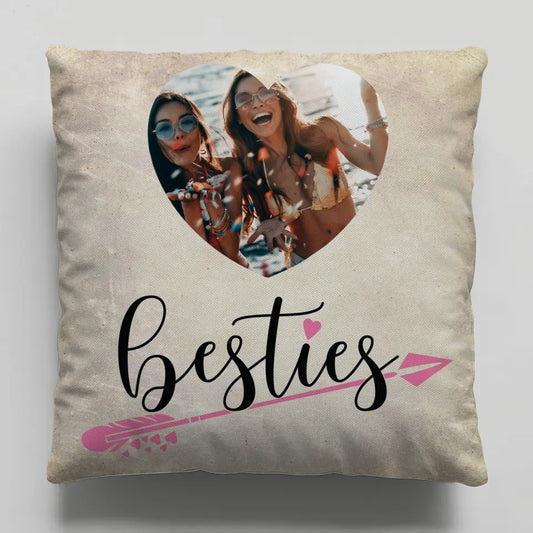 Kissen Personalisiert Beste Freundin Zum Geburtstag für Herz Foto 1