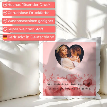 Foto Kissen Mama für Muttertag für Herz Foto Personalisiert