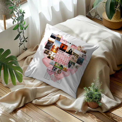 Personalisiertes Kissen Paare Fotocollage Definition Liebe Des Lebens