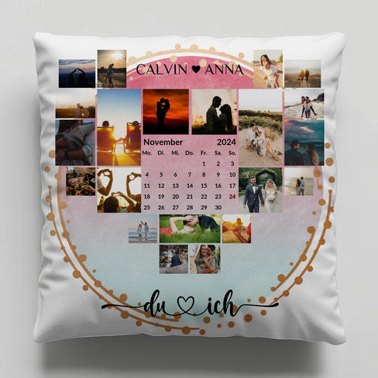 Kissen Personalisiert Fotocollage Du & Ich Geschenke fürs Herz