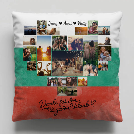 Fotokissen Urlaub für Beste Freundin aus Bulgarien gestalten