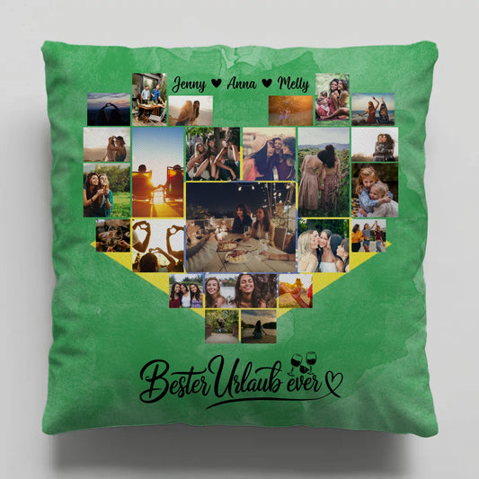 Beste Freundin Kissen Fotocollage Brasilien Geschenkidee