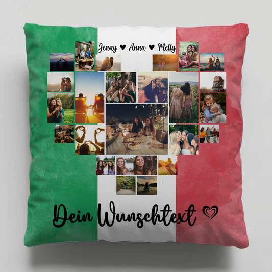 Beste Freundin Kissen Urlaub Italien Geschenkidee für Freundinnen