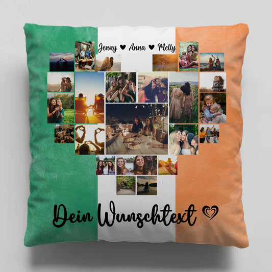 Kissen Beste Freundin Fotocollage Irland Geschenkidee