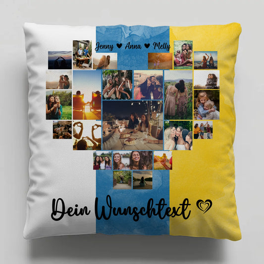Kissen mit Fotos für Beste Freundin Fotocollage Kanaren