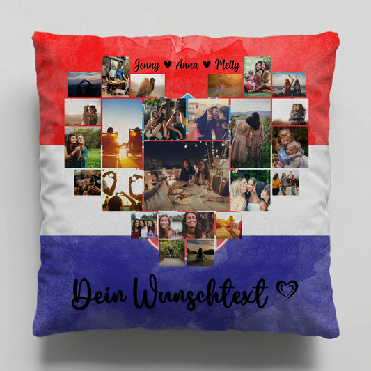 Personalisiertes Kissen für beste Freundin Kroatien Urlaub